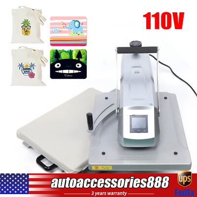 16'' x 20'' Digital T-Shirt Heat Press Sublimation Transfer Machine Swing Away NEW