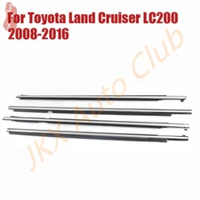 For Land Cruiser LC200 2008-2016 p Plating Outer Window Weatherstrip Sweep Set