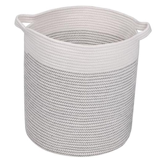 Large Rope Woven Basket with Handles 14''x 16'' Storage Basket for Gifts,