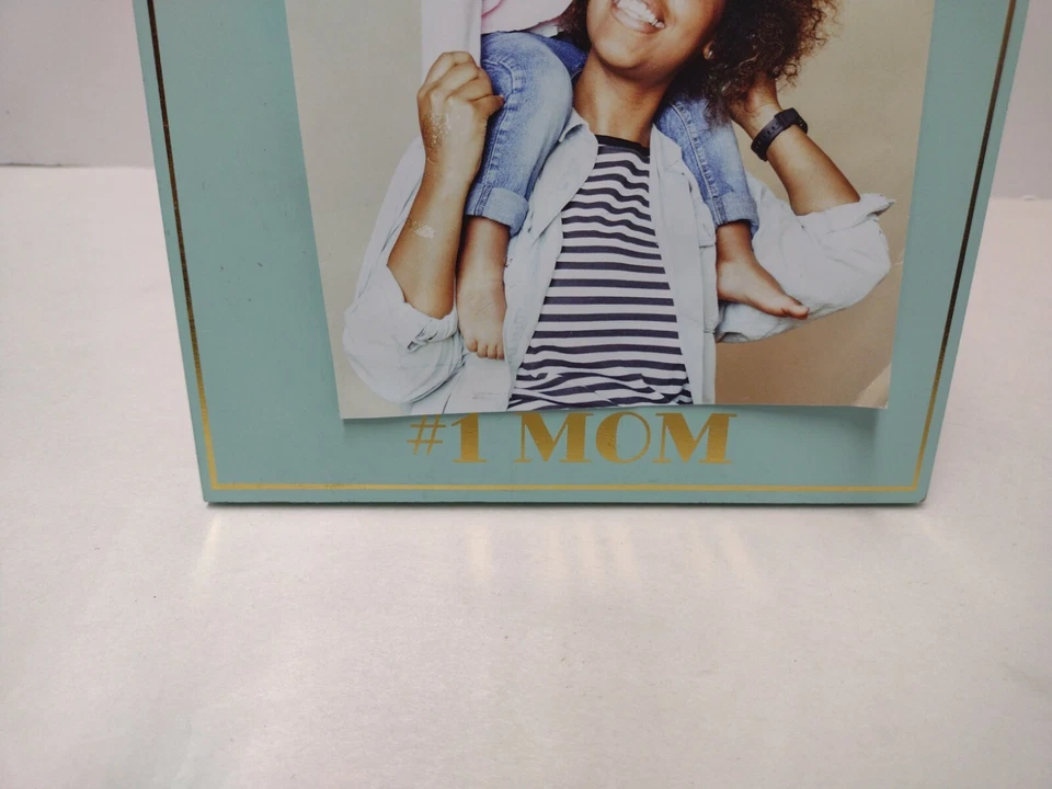 4" x 6"  "#1 Mom" Clip Single Image Wooden Photo Frame- Paper Riot Co. - Image 2 of 4