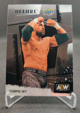 2022 Upper Deck Allure AEW #76 Scorpio Sky wrestling card