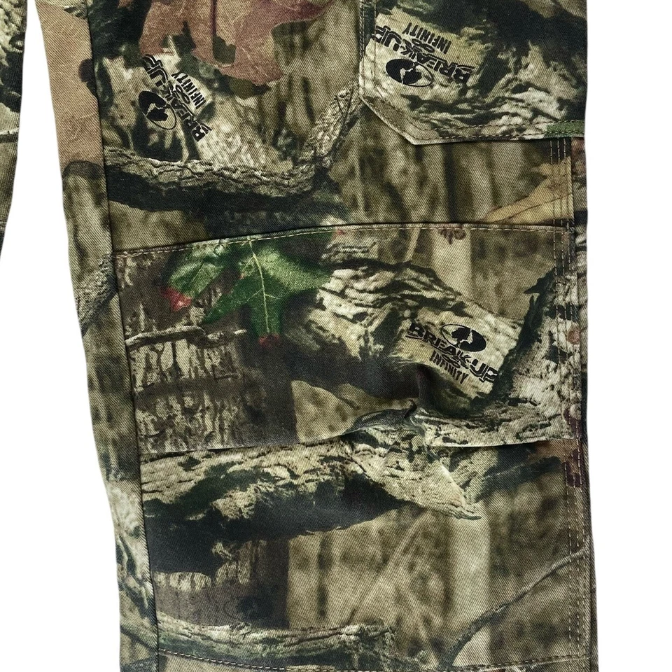 全新无标签 Red Head Silent Hide Camo 工装裤 青少年 XL 强化膝部 Strata Hunt — 第 2/4 张图片