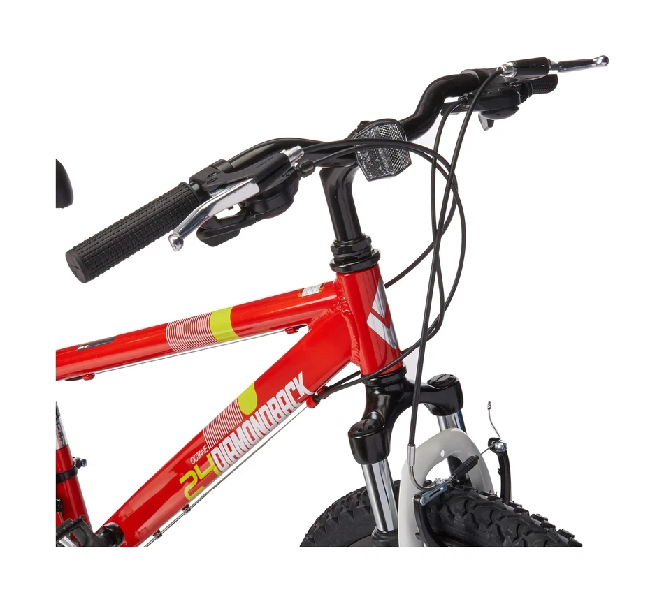Bicicleta de montanha Diamondback Bicycles Octane roda juvenil laranja 24" - Imagem 3 de 4