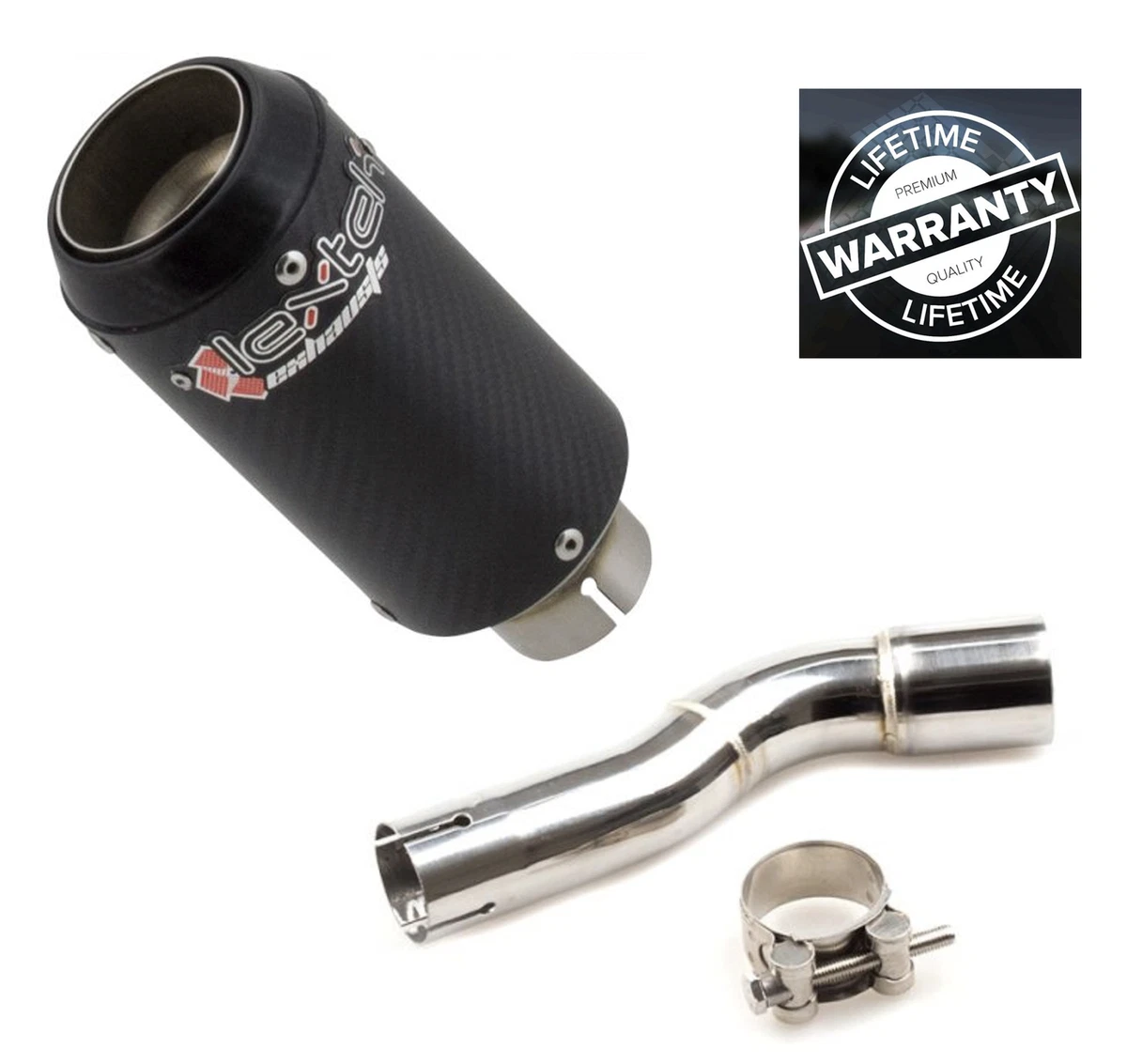 HONDA CMX500 Rebel Lextek CP8C Full Carbon Stubby Exhaust Silencer