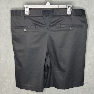 izod dress shorts NEW MENS TRAVELER PERFORMANCE BLACK CLASSIC FIT 9.5 INSEAM 40 From the office to the golf course IZOD Men's Dress Shorts Size