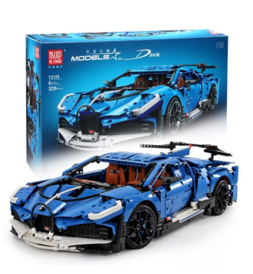 Mould King Bugatti Chiron Divo 1:8 3858 Teile Bausteine Kinder Geschenk UK