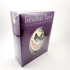 Vintage 2004 The Intuitive Tarot Cilla Conway Book & Card Deck Set New Sealed !!