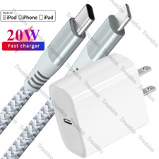 For iPhone 6 7 8 X 11 12 13 14 Pro Max Braided USB-C Charger Cable Charging Cord