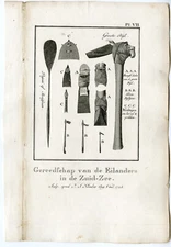 Pl. VII-Tools-Tahiti-Polynesia-J.S. KLAUBER-COOK-1795