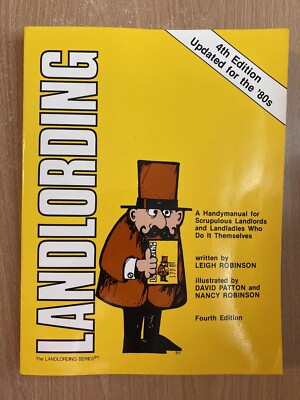 Landlording A Handy Manual by Leigh Robinson (1988 PB) 4th Edition