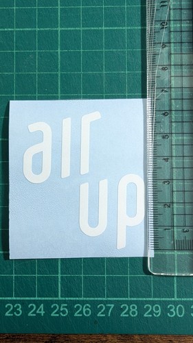 Air Up Bottle Decal x 2 In White - Picture 4 of 5