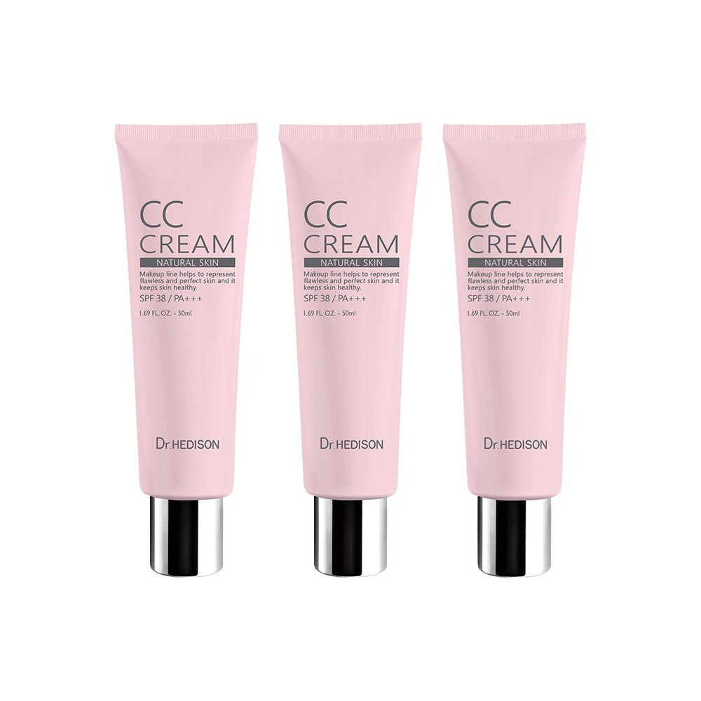 Dr. Hedison CC Cream | 50mlx3ea | Color Correction | Brightening | K-Beauty