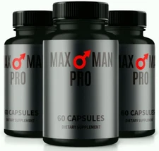 (3 Pack) Max Man Pro Advanced Male Health Supplement to Boost Energy & Endurance