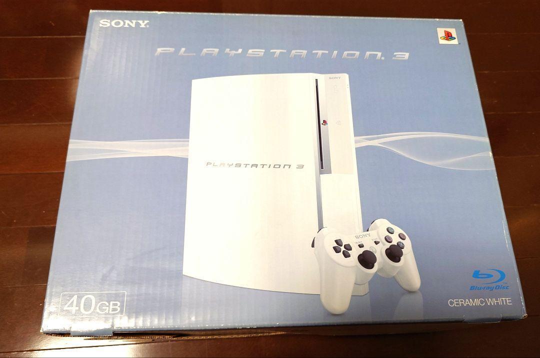 Sony PLAYSTATION 3 40GB PS3 Ceramic white CECHH00 Console Sony PLAYSTATION 3 40GB PS3 Ceramic white CECHH00 Console