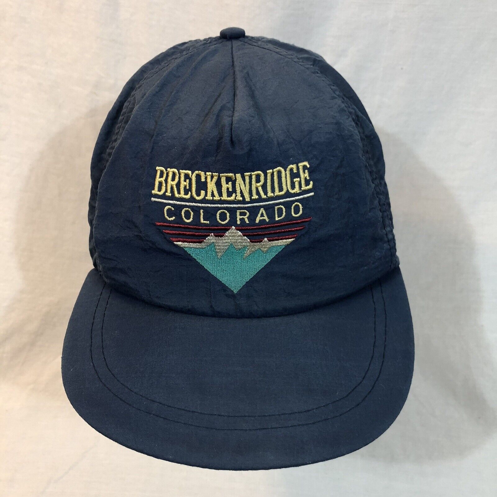 Vintage 80’s Breckenridge Ski Colorado Blue Hat C… - image 3