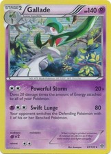 Gallade - 61/135 - Holo Rare (Mp) Plasma Storm - Psychic Pokémon on eBay