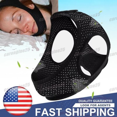 Anti Snoring Chin Strap Sleep Apnea Snore Stop Belt Sleep Jaw Snoreless Solution