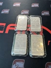 (4) Bar Lot Vintage 1 Troy Oz .999 Fine Silver National Refiners 4oz Total