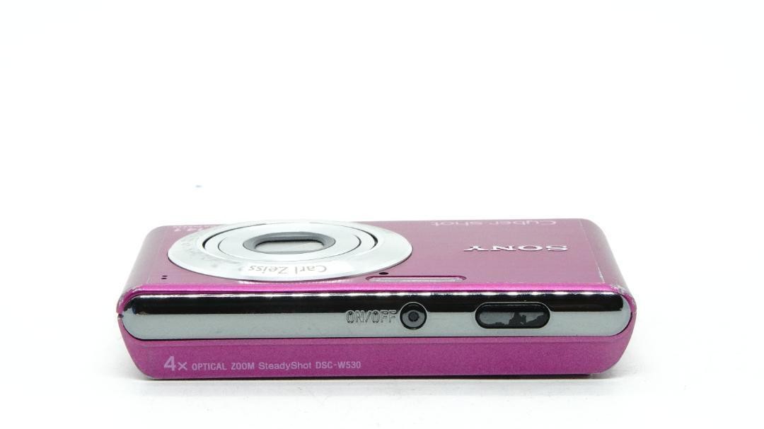 SONY Cyber-shot DSC-W530 PINK Digital Camera W/Battery Japanese