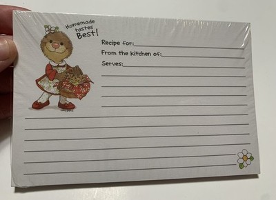 Suzy s Zoo Recipe Cards Homemade Tastes Best Suzy Spafford NOS Shrink Split