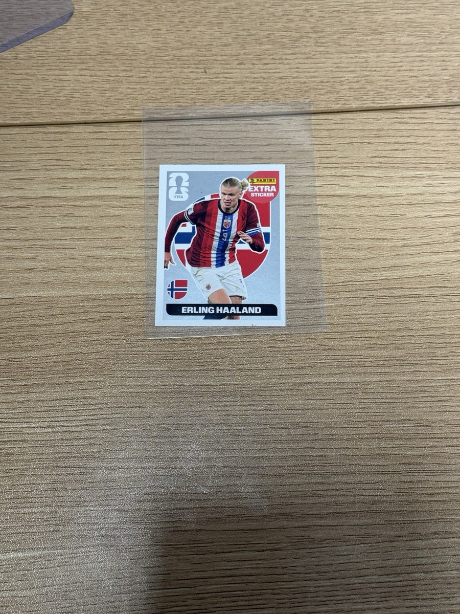 EXTRA STICKER PANINI WORLD CUP 2026 Earling Haaland SILVER In Hand