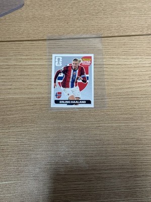 EXTRA STICKER PANINI WORLD CUP 2026 Earling Haaland SILVER In Hand