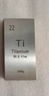 special offer 2 units 1Kilogram Pure Titanium Bullion Bar weight sinker plummet