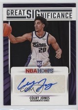 2023-24 Panini NBA Hoops Great SIGnificance Colby Jones #GS-CLY Auto 0rd2
