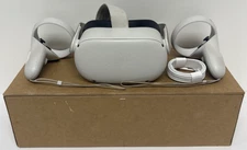 Oculus Meta Quest 2 All-In-One Virtual Reality Headset VR 128GB White KW49CM