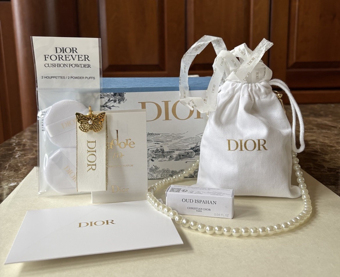 Dior Forever Cushion Powder Perfume Samples Dior Dust Pouch Tote
