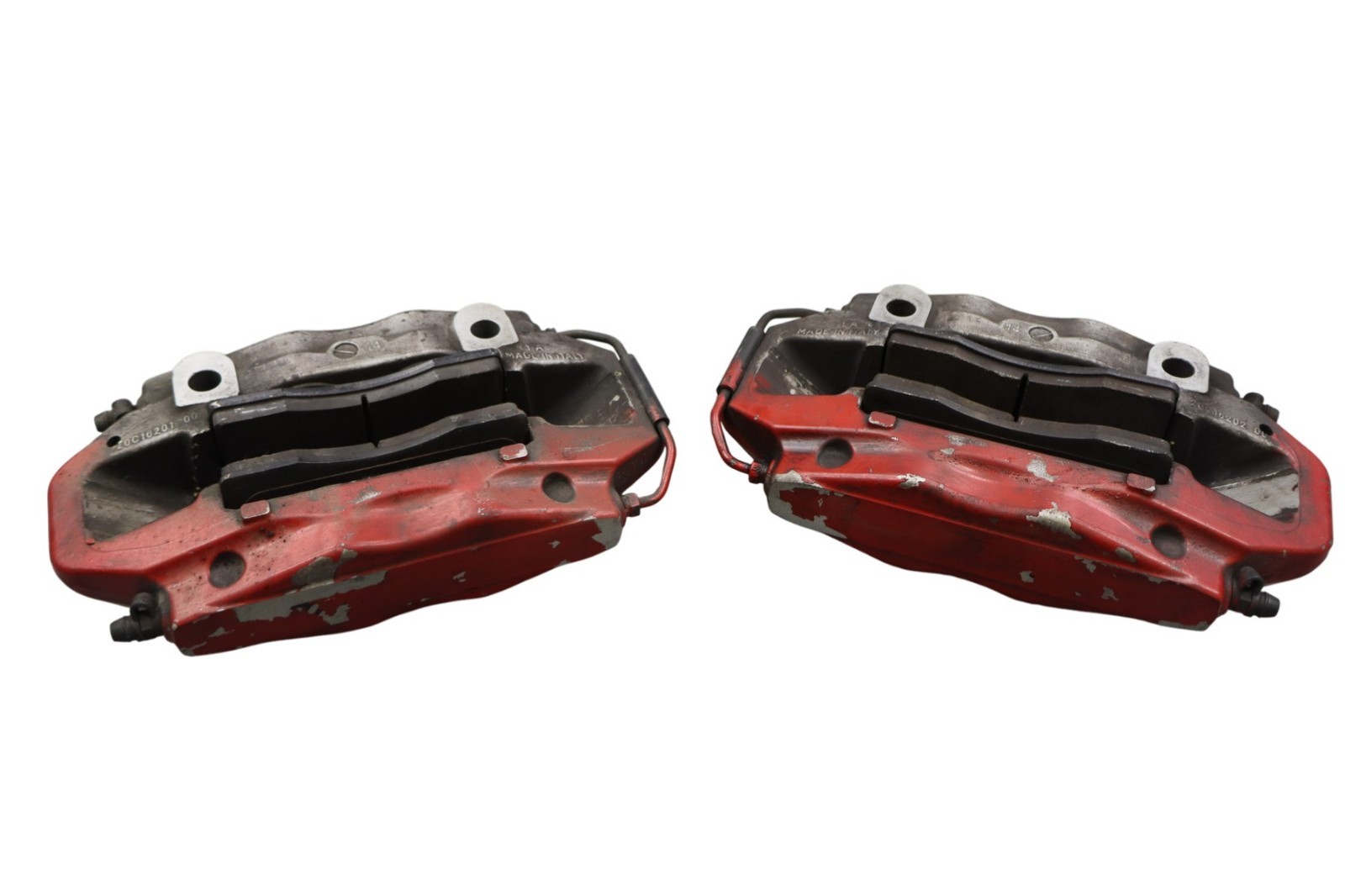 14-17 Maserati Ghibli Front Left & Right Side Brake Calipers Set of 2 Oem