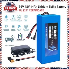 36V 48V 14Ah Lithium ebike Battery for 0W-1500W Bicycle Electric Scooter UL 2271