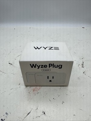 Wyze Plug 2-Pack Smart Home Wi-Fi Outlet Works with Alexa & Google WLPP1CFH (H2)