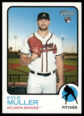Kyle Muller Rookie RC 2022 Topps Heritage #280 Atlanta Braves