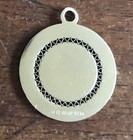 Vintage Sterling Silver Engraved 18 Round Charm Pendant Birthday Anniversary — photo 7