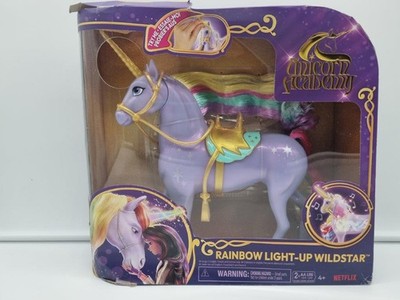 Unicorn Academy Rainbow Light-Up Licht-Magie Wildstar Pferd OVP beschädigt