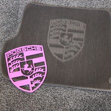 Porsche Car Carpet Stencil for Detailing and Valeting