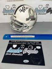 HARRISON SMITH HITMAN +2 PRO BOWL SIGNED AUTOGRAPHED FOOTBALL MINI HELMET-XG COA