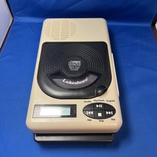 Lakeshore Audio Portable CD Player JJ665 Built In Speaker no power cord NOTESTED