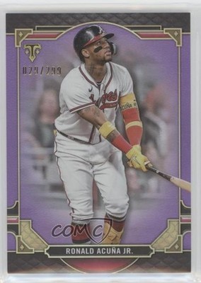 2022 Topps Triple Threads Amethyst 29/299 Ronald Acuna Jr Ronald Acuña Jr #2 o7m