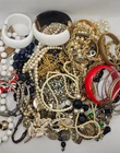 2lbs Vintage to Now Costume Jewelry Lot Unsearched Junk Craft Resell