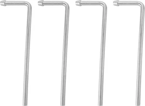 Exhaust Hanger Rods 4 Pcs 9.5" Long 90 Degree Bent Weld On Exhaust Hanger Steel - Picture 1 of 2
