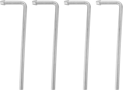 Exhaust Hanger Rods 4 Pcs 9.5'' Long 90 Degree Bent Weld On Exhaust Hanger Steel