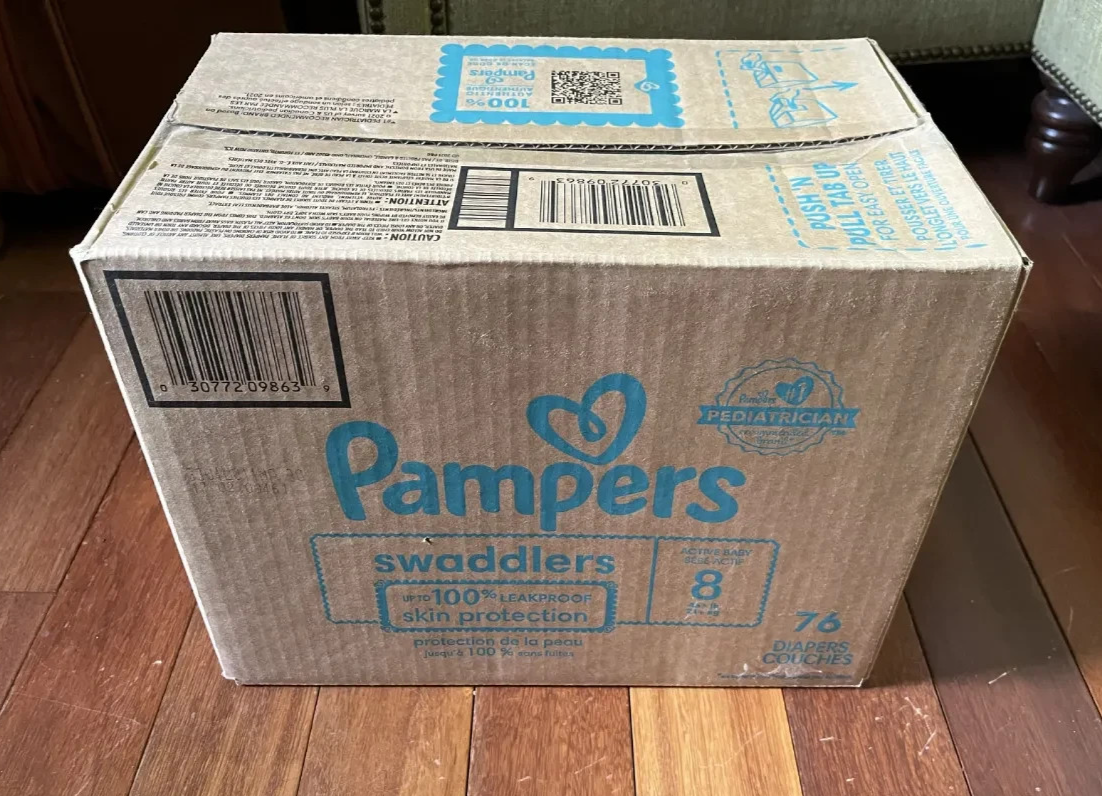 Pampers Swaddlers Diapers Size 8 76ct