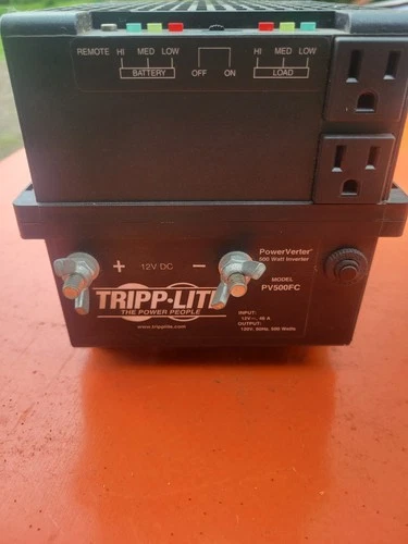 Tripp Lite Powerverter PV500FC 500 Watts High Surge Power Inverter No Box