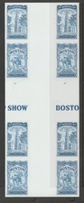 USA Sc. 6029a-30a  (F) Boston Stamp Show 2025 MNH CG block 8 **NO DIE CUTS**