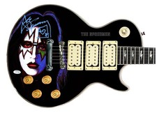KISS Ace Frehley Signed Custom Graphics Photo Guitar Exact Video Proof ACOA