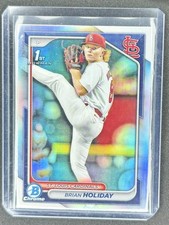 2024 Bowman Draft #BDC-137 Brian Holiday Chrome Refractor