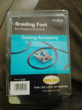 Genuine Babylock Sewing Braiding Foot Part #E...