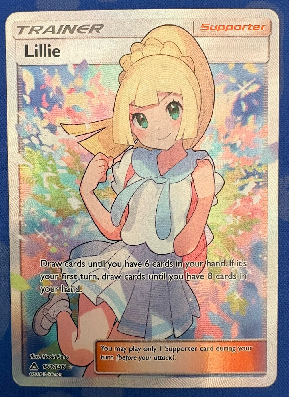 Lillie (Full Art) 151/156 Sm-Ultra Prism Holo